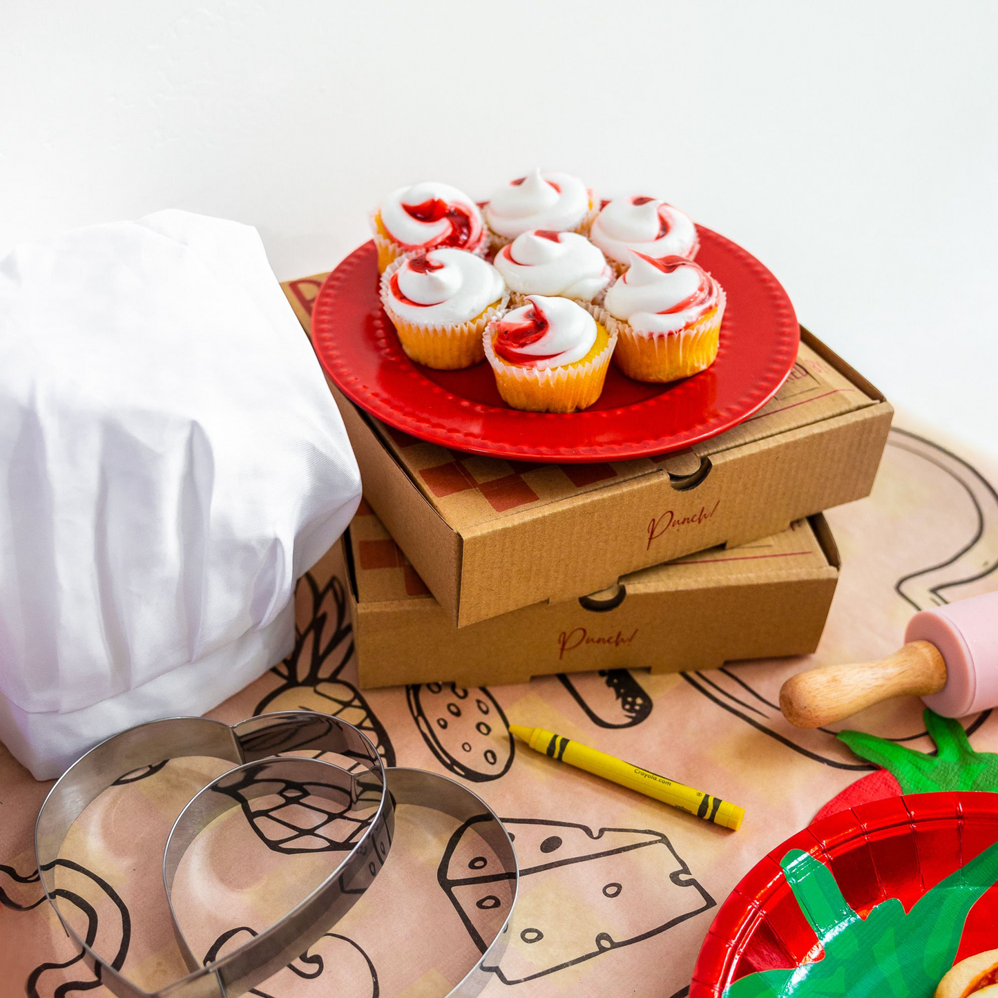 Mini Personalized Pizza Boxes