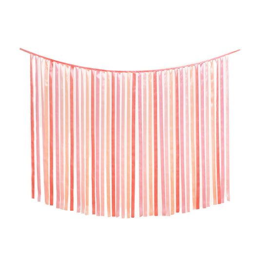 Pretty in Pink Ribbon Curtain