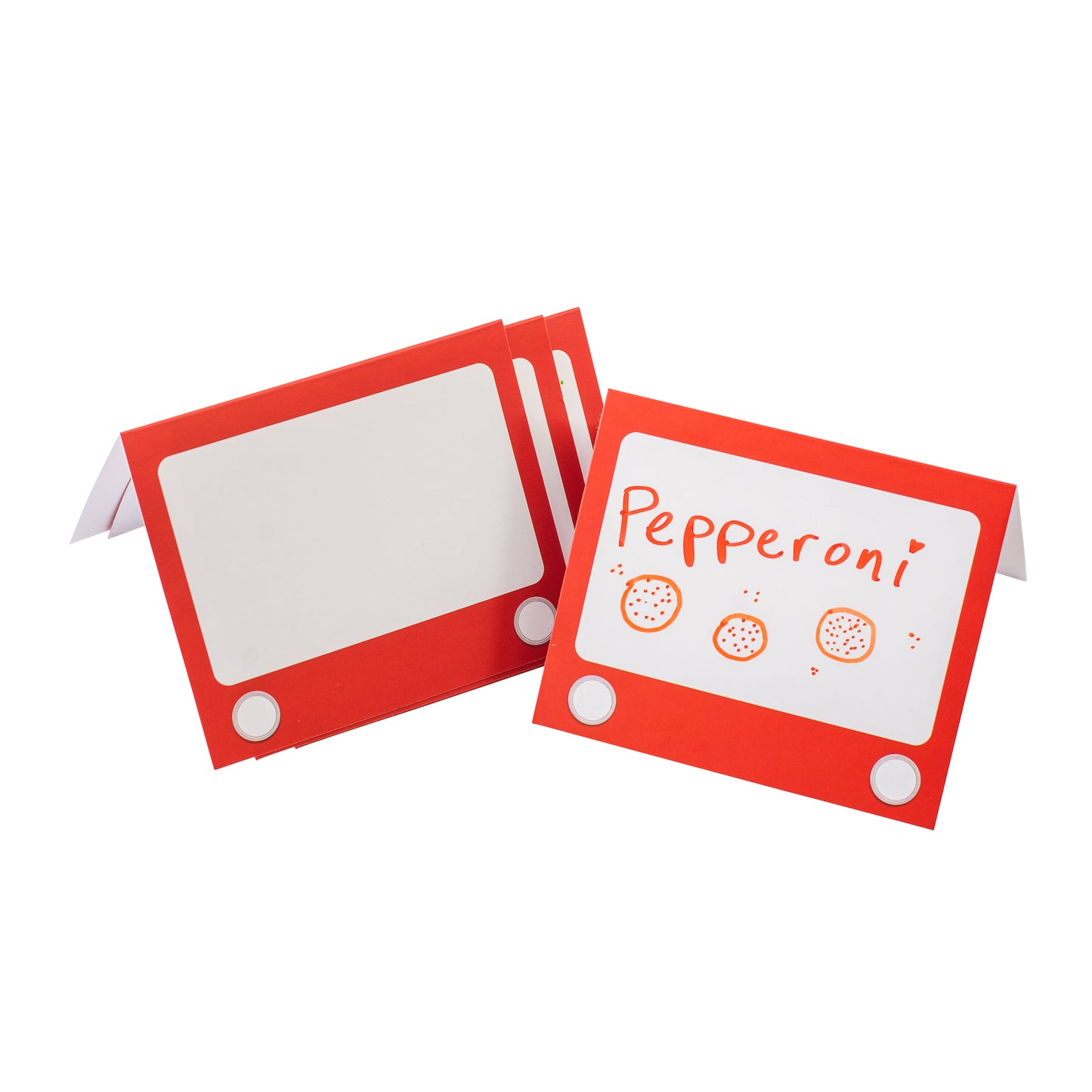 Pizza Bar Topping Cards