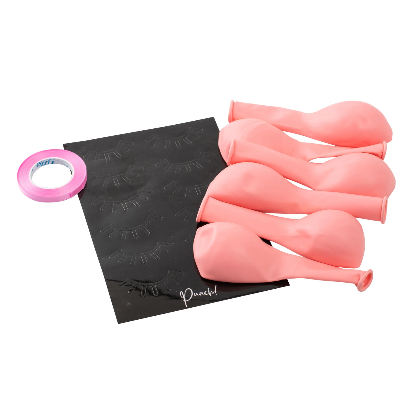 Pink Eyelash Balloons